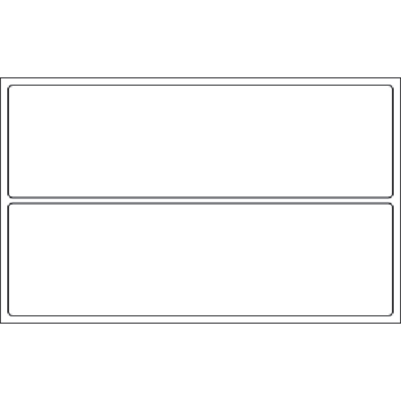 SoldanPlus Frankieretiketten LABEL, weiß, 130 x 40 mm