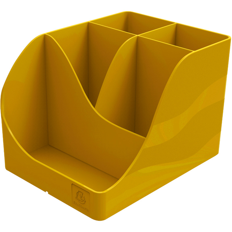 EXACOMPTA BeeBlue Stifteköcher PEN-WAVE - safrangelb