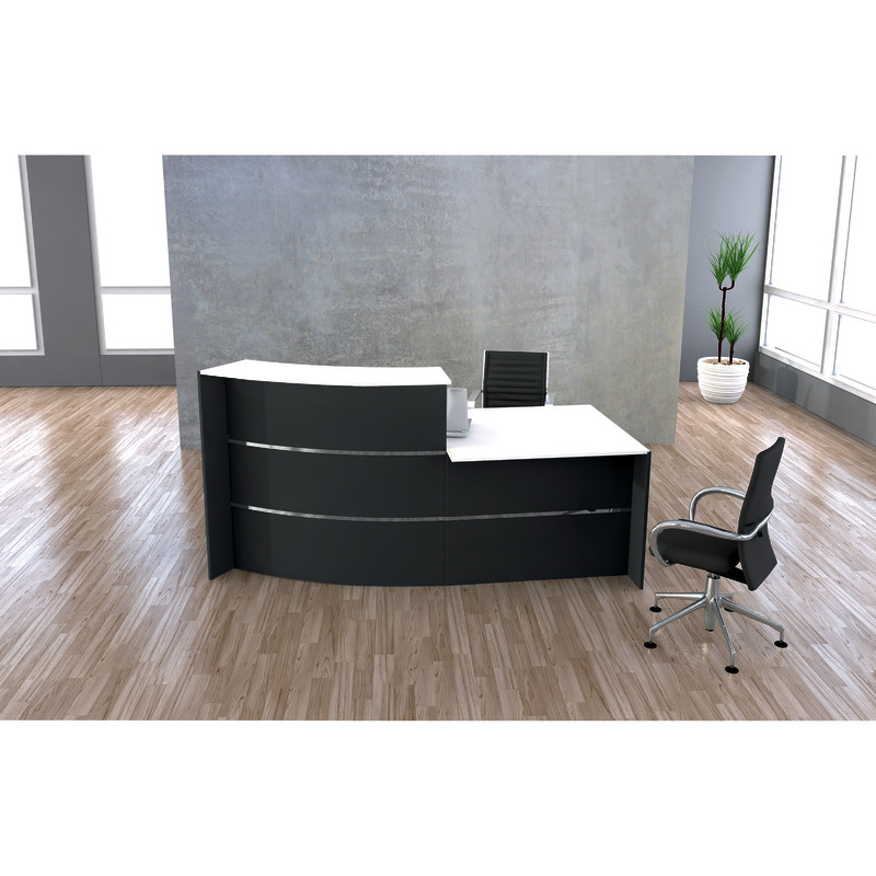 Empfangstheke Bari - anthrazit