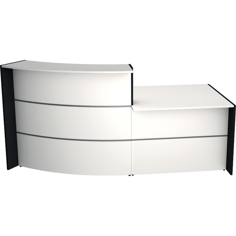 Empfangstheke Bari - weiß