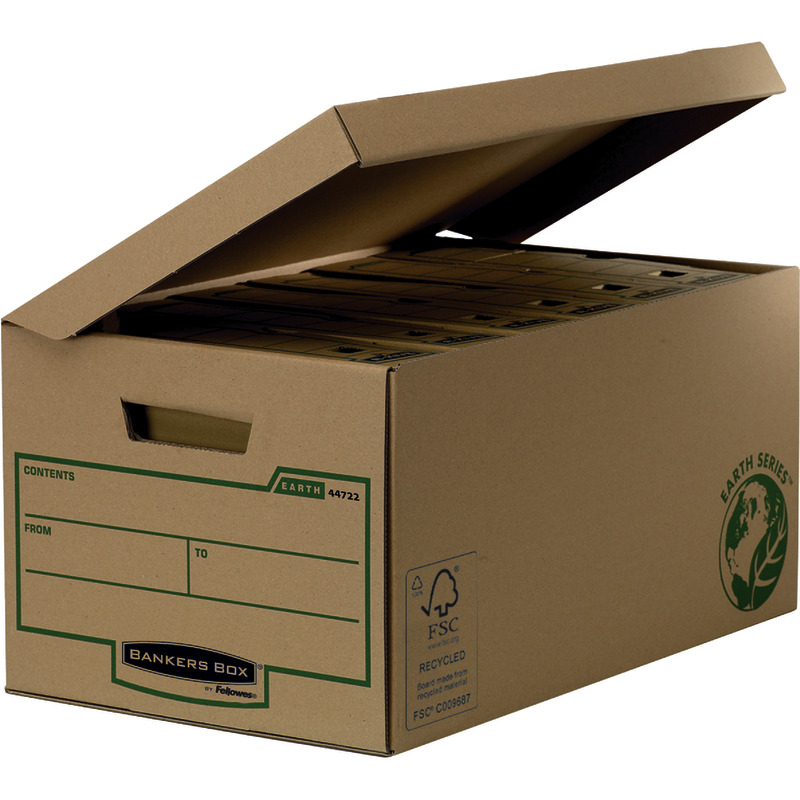 BANKERS BOX Earth Klappdeckelbox, Maxi