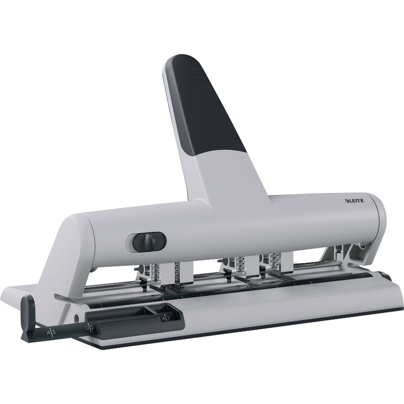 LEITZ Mehrfach-Registraturlocher 5114 für 4- und 6-Ring-Mechaniken