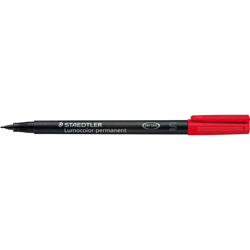 STAEDTLER Folienstifte Lumocolor® 313 S, permanent, Einzelfarben - rot