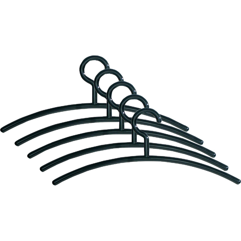 Kleiderbügel, Kunststoff schwarz