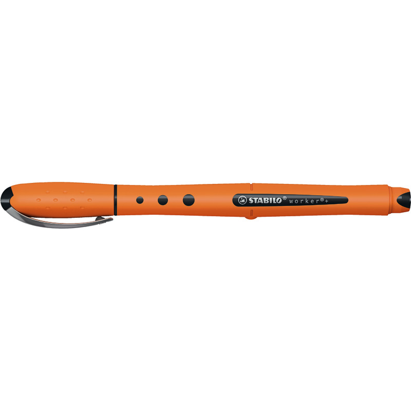 STABILO Tintenroller 2018 worker+ medium, Strichstärke: 0, 5 mm - schwarz