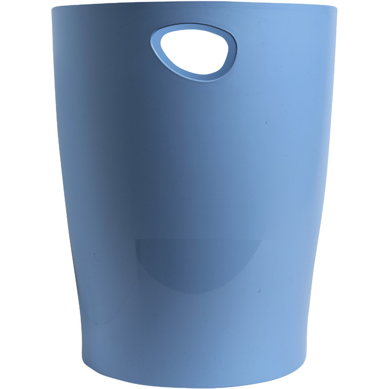 EXACOMPTA BeeBlue Papierkorb ECOBIN, 15 Liter - hellblau