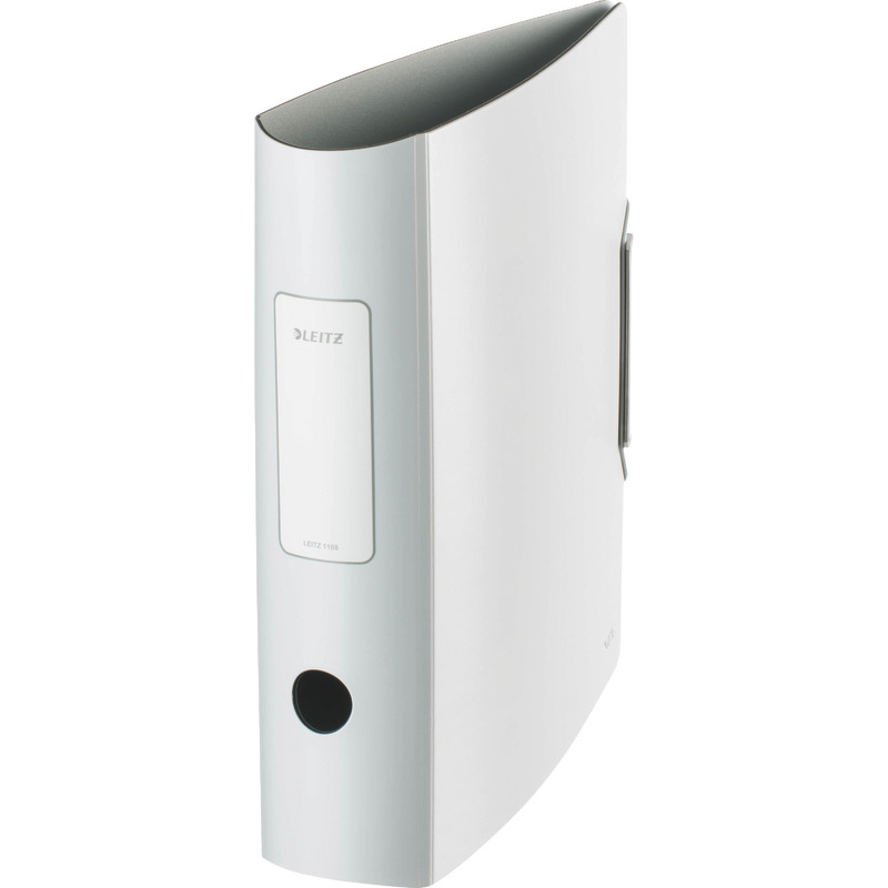 LEITZ Qualitäts-Ordner 180° Active Style 1108, Rückenbreite 82 mm - weiß
