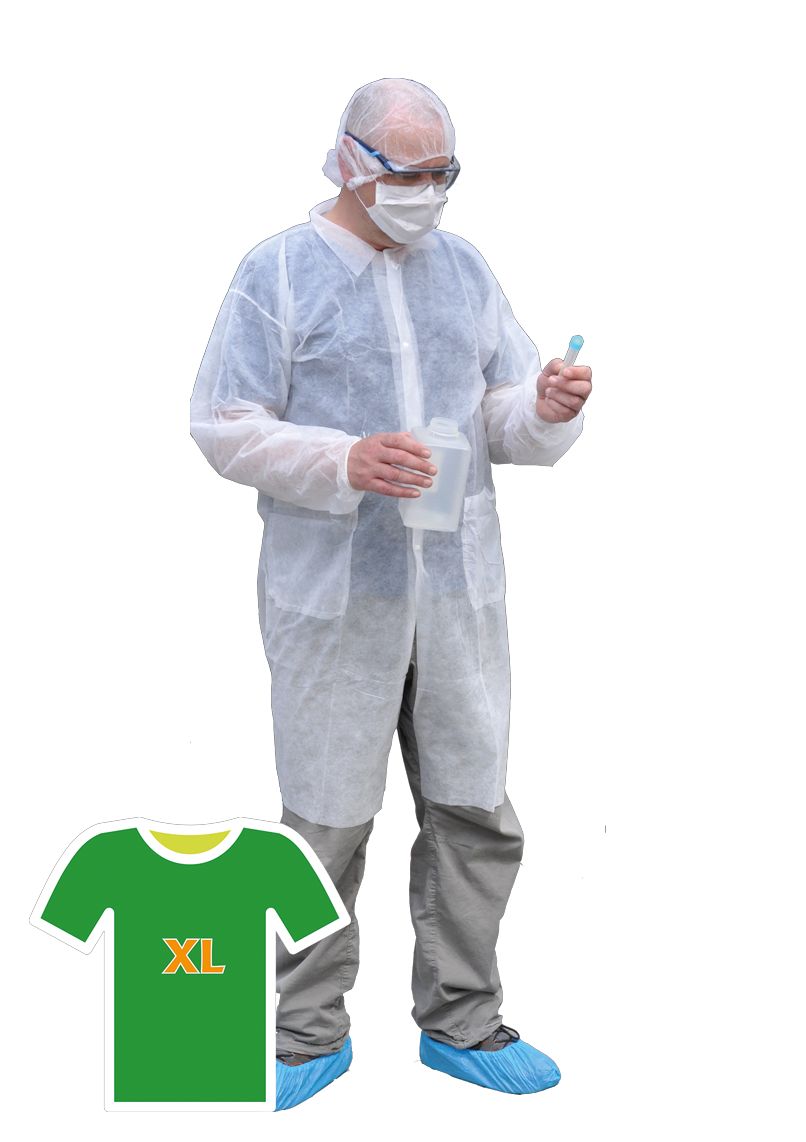 Schutzkleidung Besucherset Gr. XL