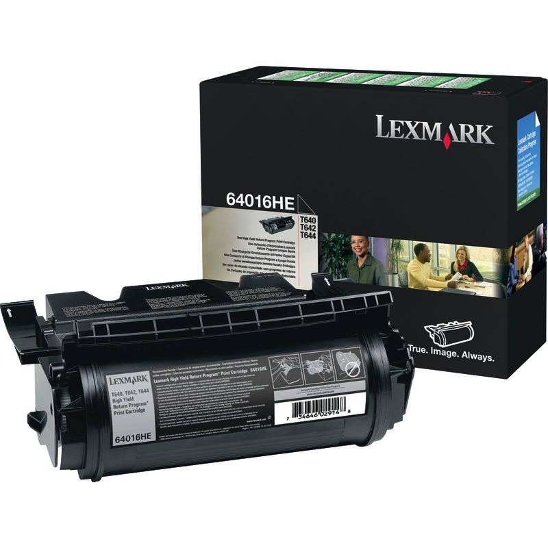 LEXMARK Toner 64016HE, schwarz