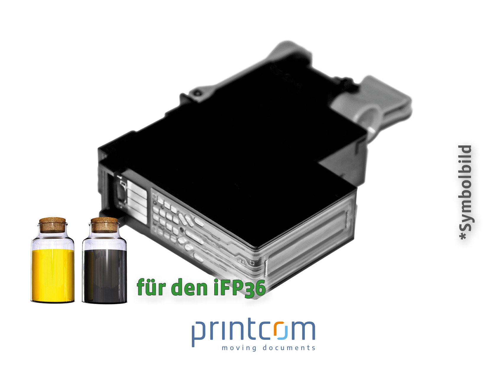 Druckkopf pigmentschwarz/gelb für iFP36