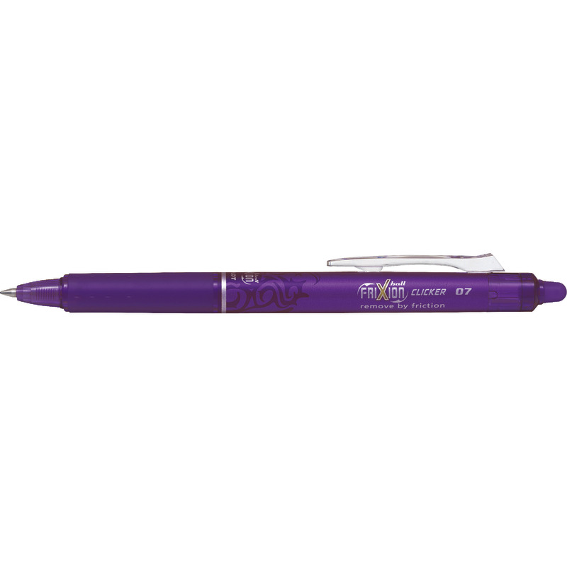 PILOT Tintenroller FRIXION BALL CLICKER 07 - violett