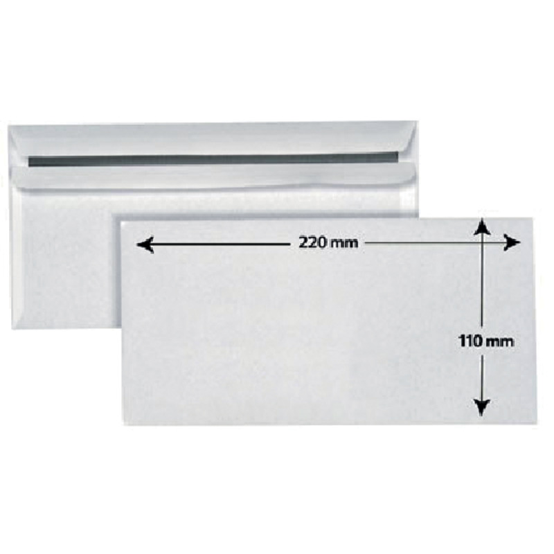 SoldanPlus Briefumschlag DIN lang, selbstklebend, weiß, ohne Fenster, Pack: 100 Stück SoldanPlus Briefumschlag DIN lang, selbstklebend, weiß, ohne Fenster, Pack: 100 Stück