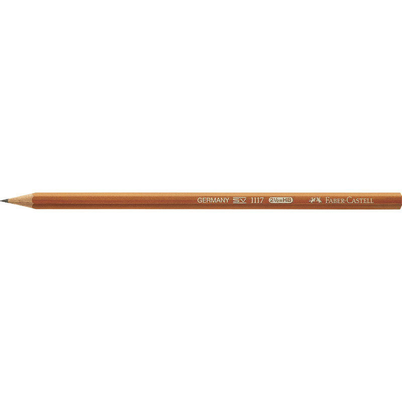 FABER-CASTELL Naturholzbleistift 1117, Packung: 12 Stück