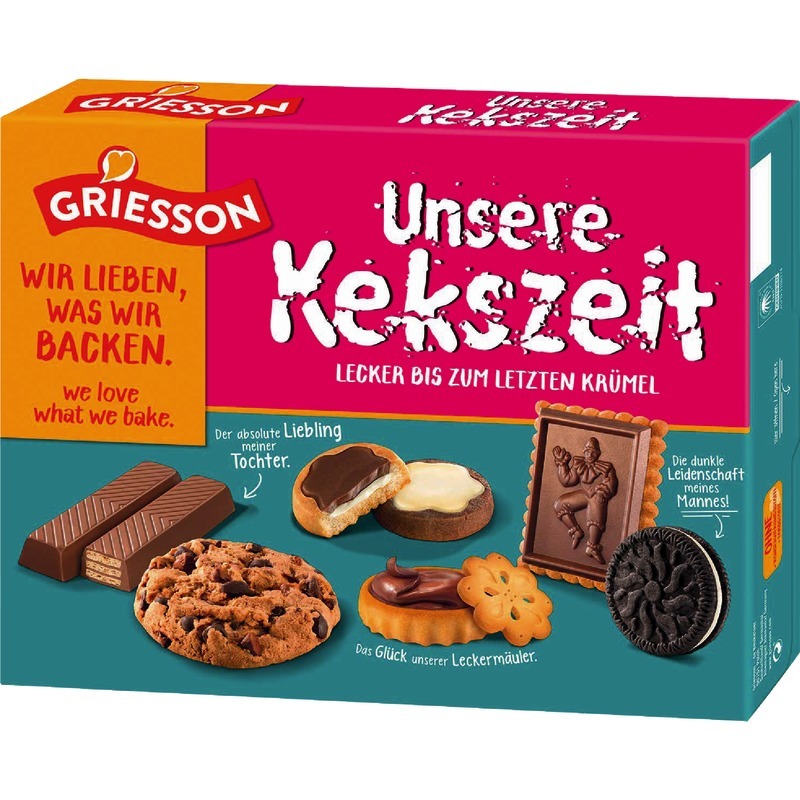 GRIESSON Gebäckmischung  „Unsere Kekszeit“, Inhalt: 397 g