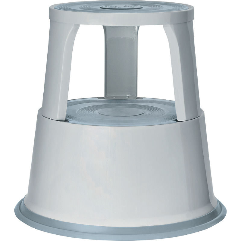 WEDO Metall-Rollhocker STEP - hellgrau WEDO Metall-Rollhocker STEP - hellgrau