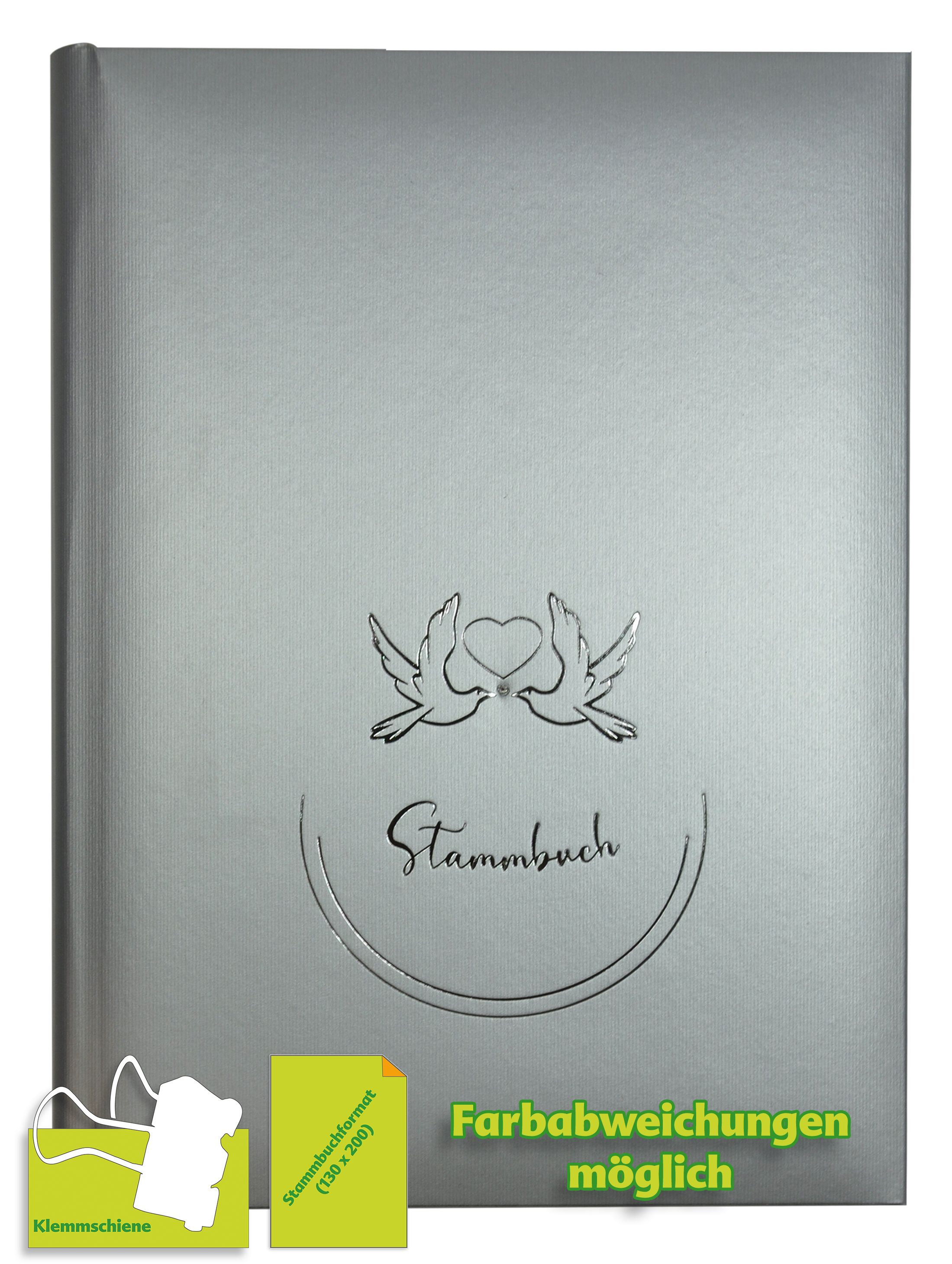 Stammbuch COLOMBINA silber