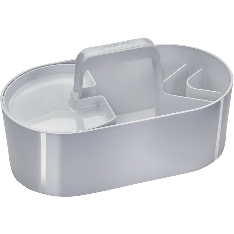 HAN Schreibtisch-Organizer Toolbox LOFT 1200, 4 Fächer, mit Tragegriff - weiß