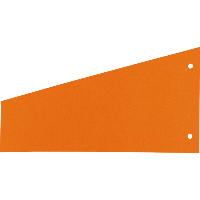 Herlitz Trapez-Trennstreifen, Packung: 100 Stück - orange Herlitz Trapez-Trennstreifen, Packung: 100 Stück - orange