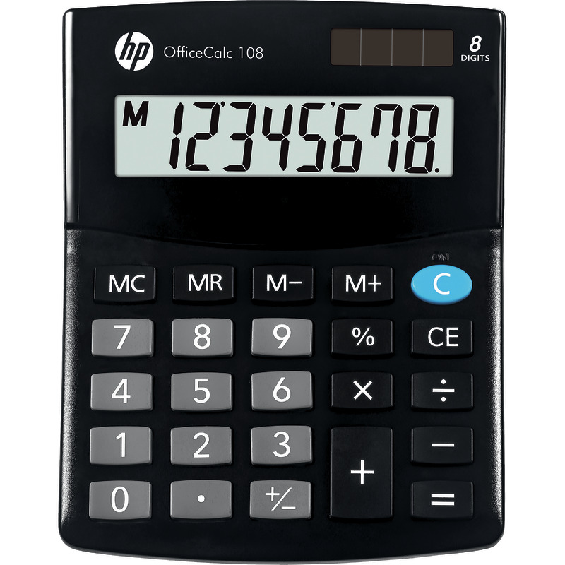 HP Tischrechner OfficeCalc 108 lite series, 8 Ziffern