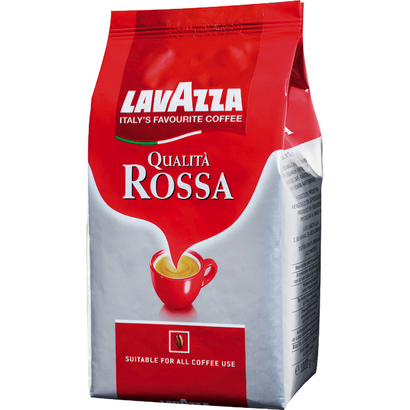 Lavazza Espresso QUALITA ROSSA, 1.000 g, Bohnen