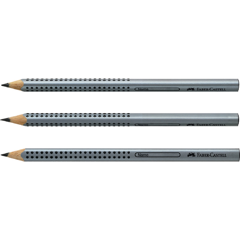 FABER-CASTELL Bleistift JUMBO GRIP, Packung: 12 Stück
