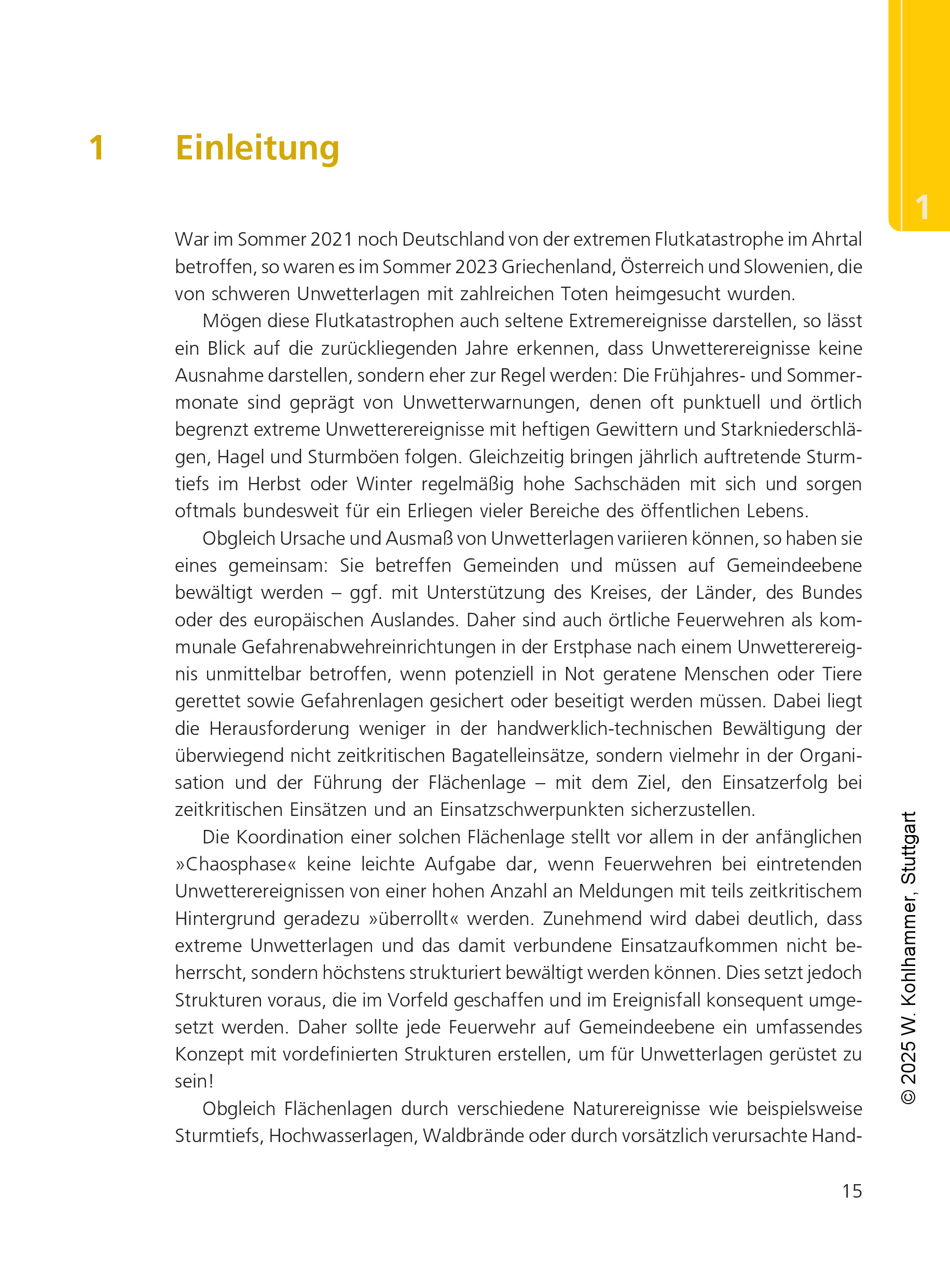 Unwetterlagen effizient bewältigen