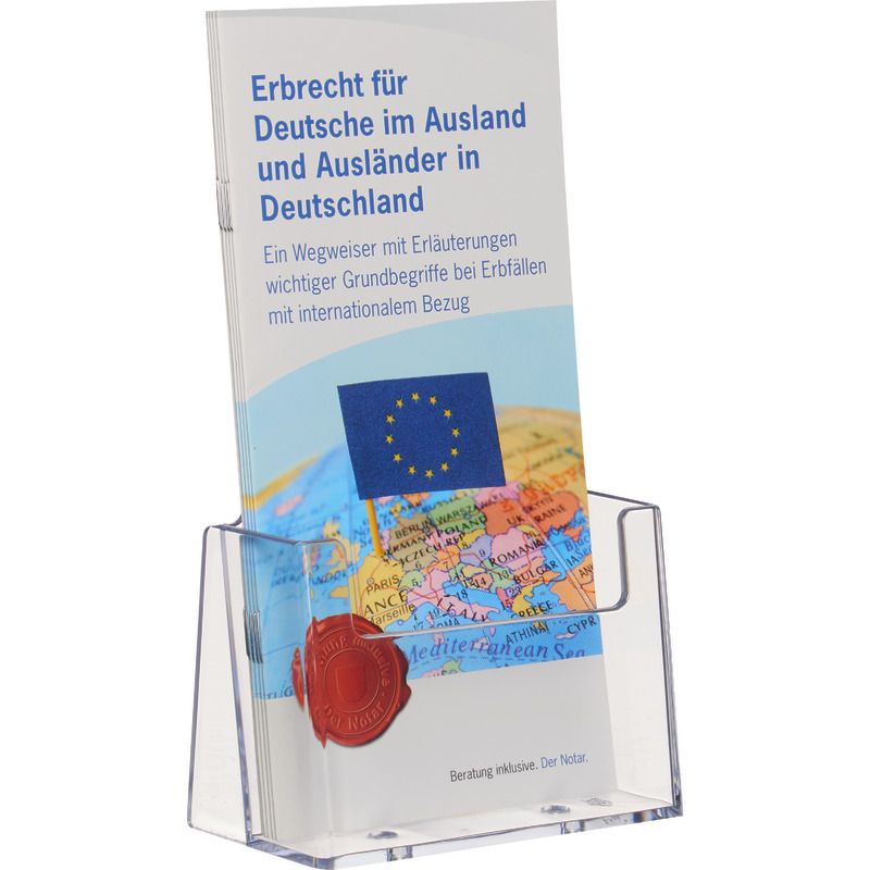 helit Prospektständer, DIN lang, 1 Fach helit Prospektständer, DIN lang, 1 Fach