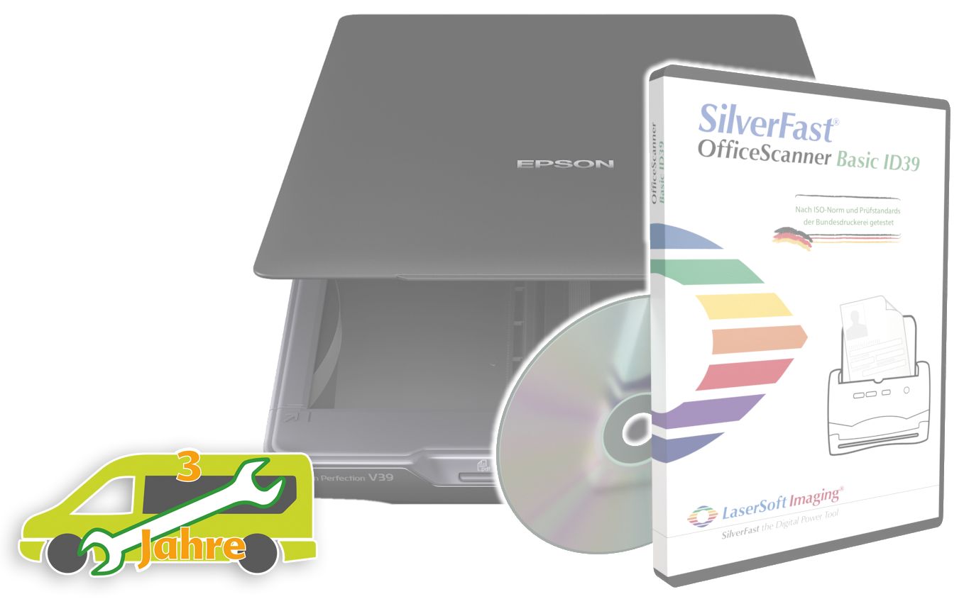 SilverFast OfficeScanner Basic ID39 - 3 Jahre Coverplus Garantie