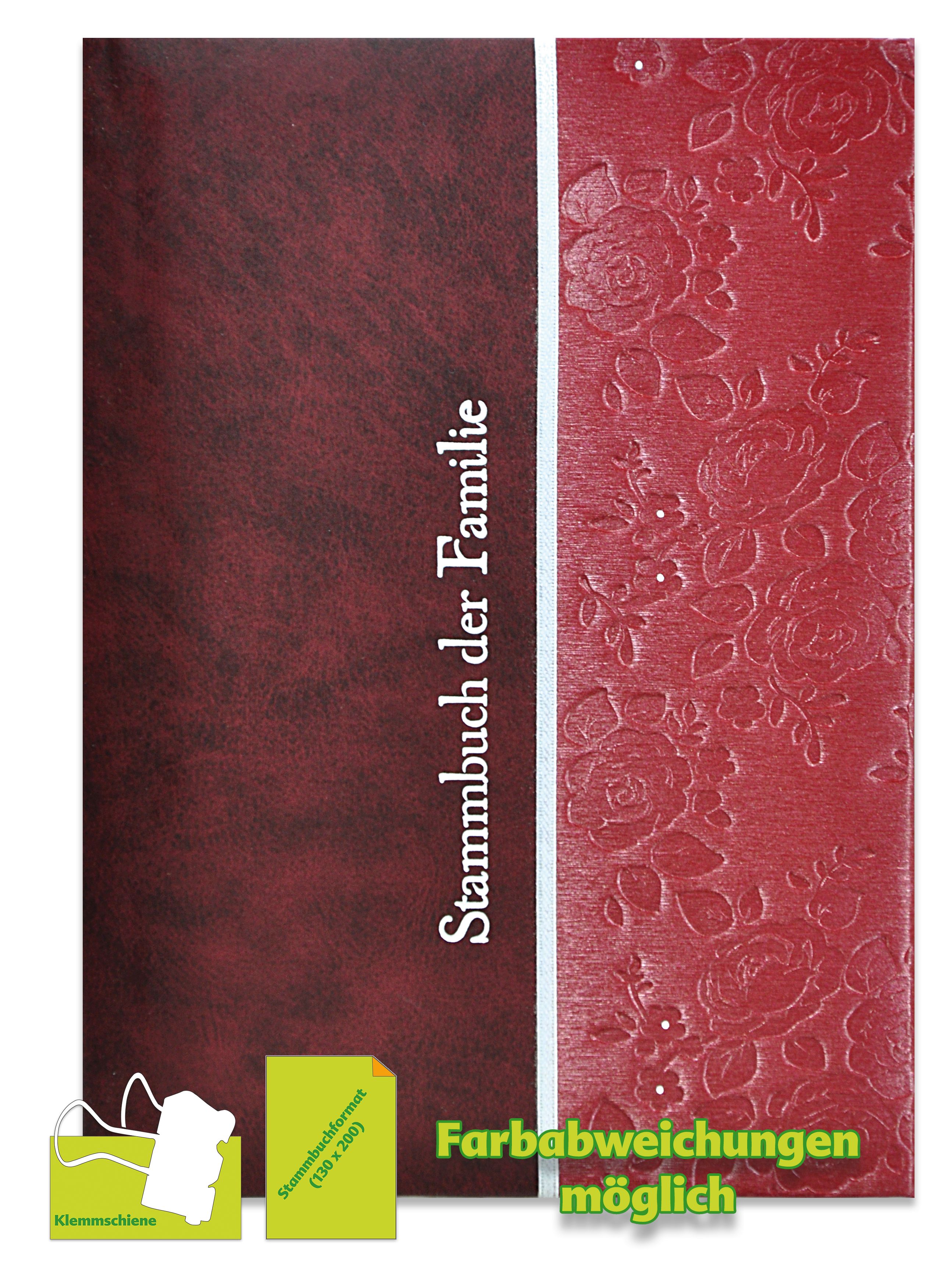Stammbuch CONSTANZE mit Klemmschiene