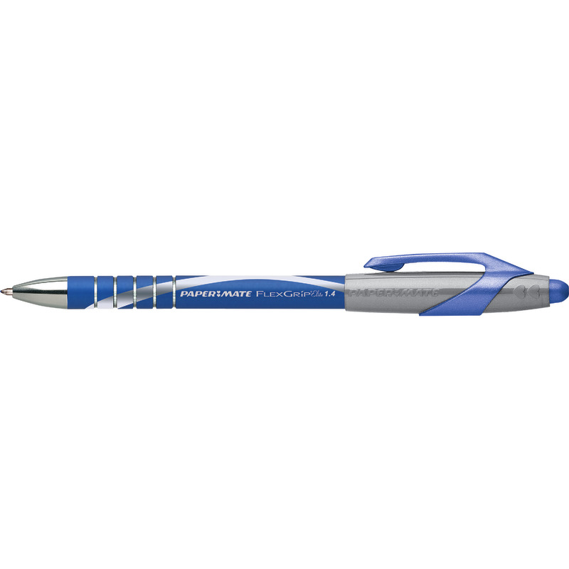 PAPER MATE Einweg-Druckkugelschreiber Flexgrip Elite - blau