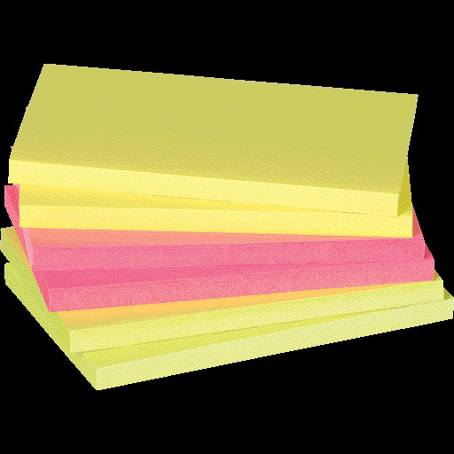 SoldanPlus Haftnotizen Neon, 125 x 75 mm, farbig sortiert