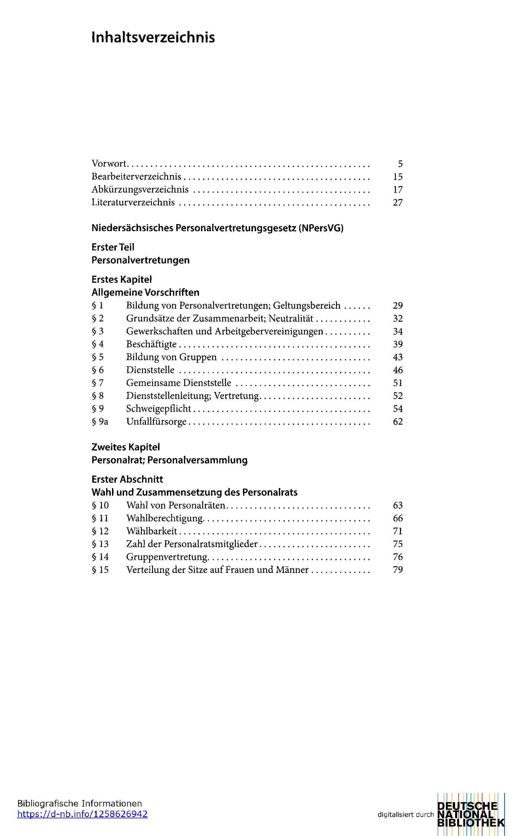 Niedersächsisches Personalvertretungsgesetz