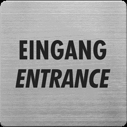 ALCO Piktogramm Eingang / Entrance