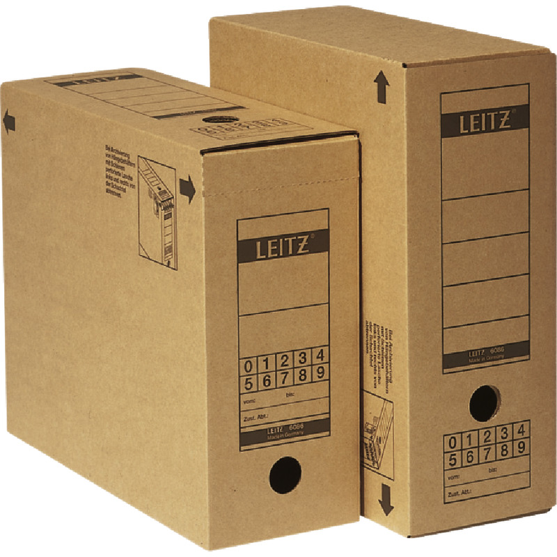 LEITZ Archivschachtel 6086, mit Verschlusslasche LEITZ Archivschachtel 6086, mit Verschlusslasche