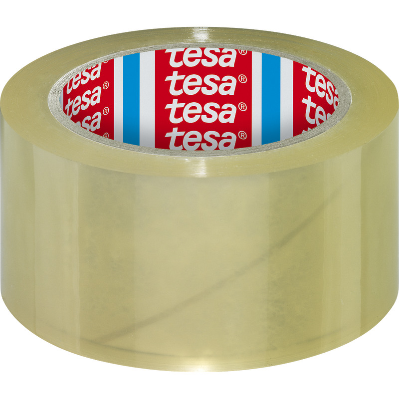 tesa Packband 4195 PP,  Bandmaße: 50 mm x 66 m - transparent