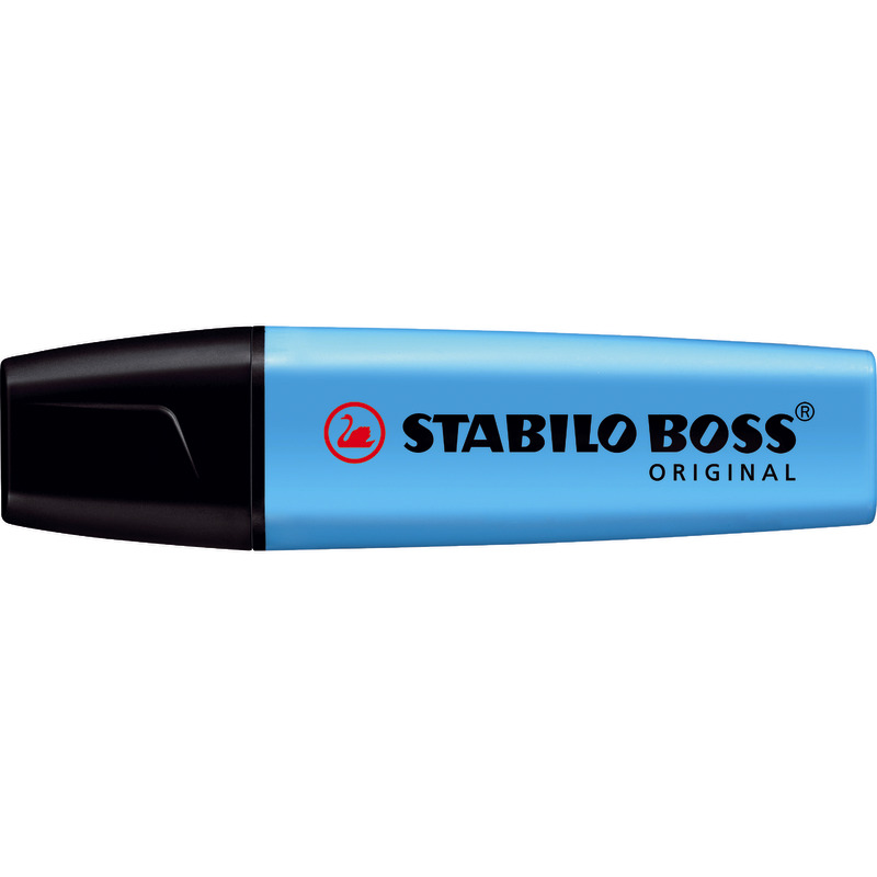 STABILO BOSS Textmarker ORIGINAL, Einzelfarben - blau