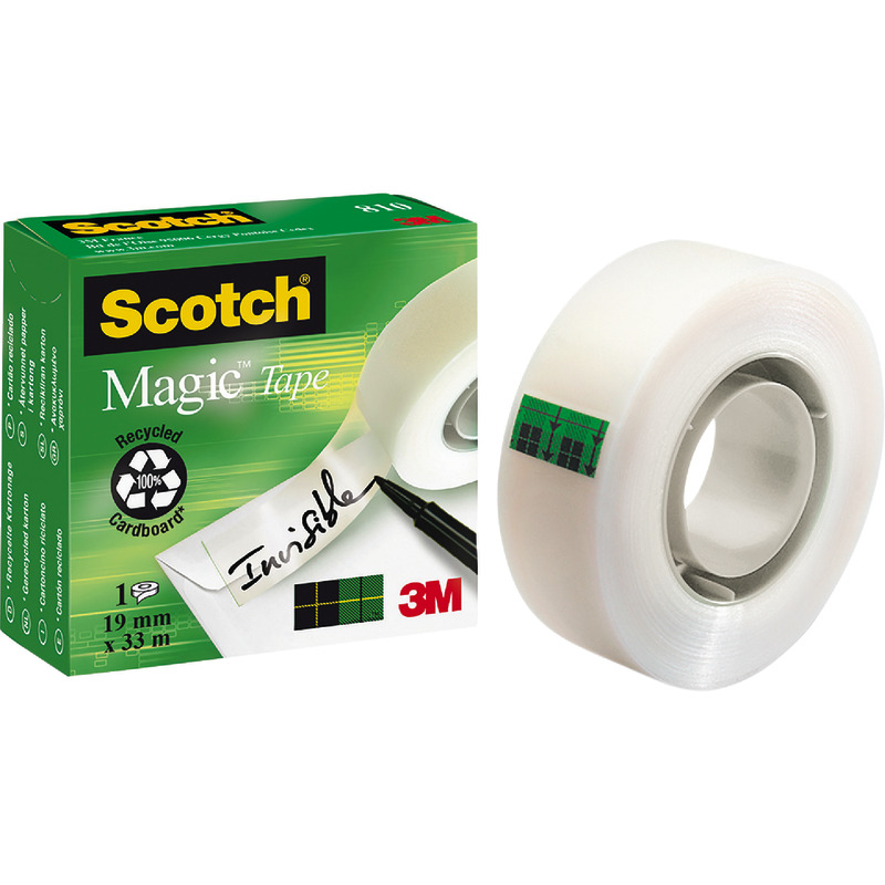 Scotch® Magic™ Tape, Bandmaße: 19 mm x 33 m