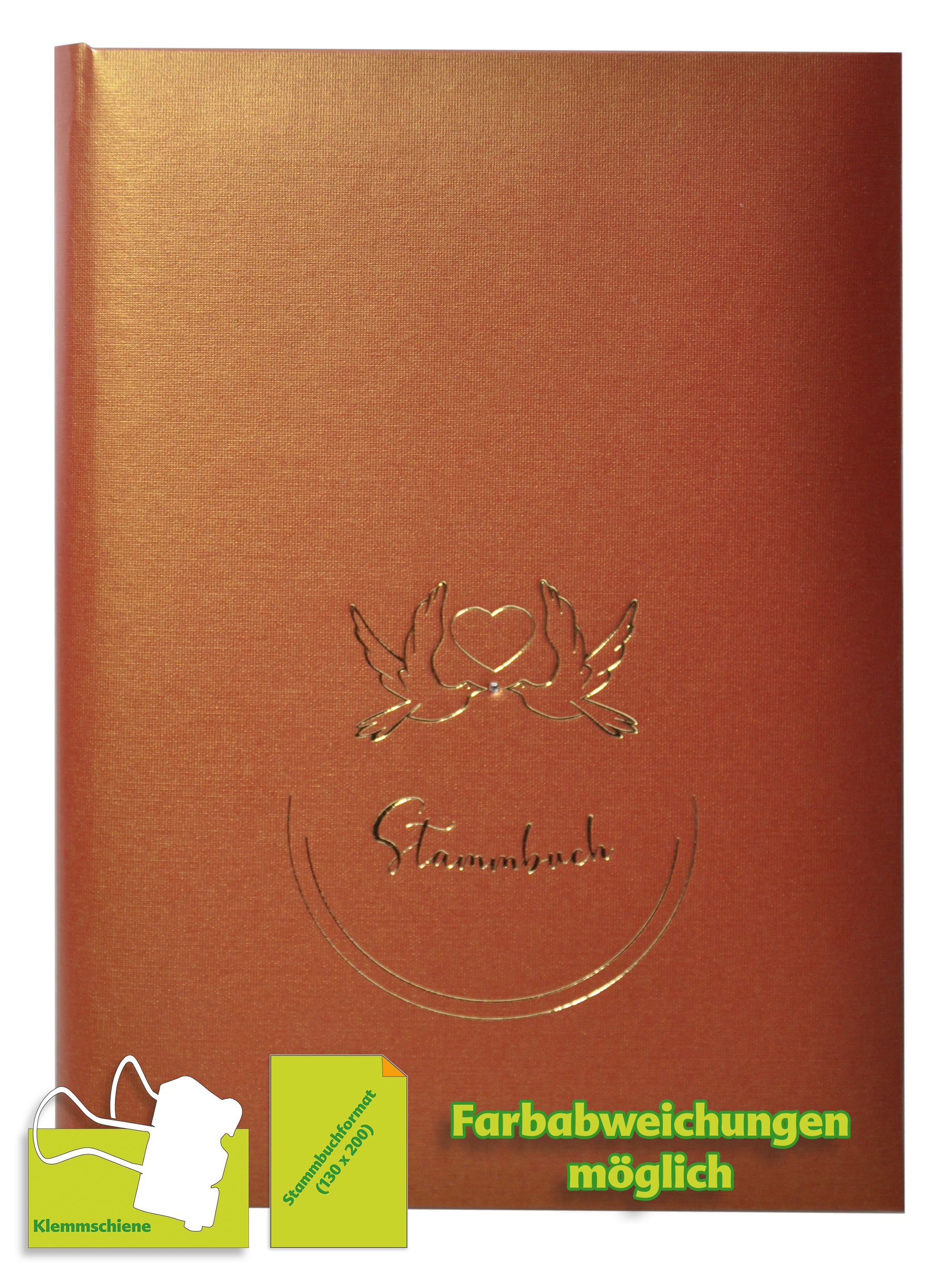 Stammbuch COLOMBINA kupferrot