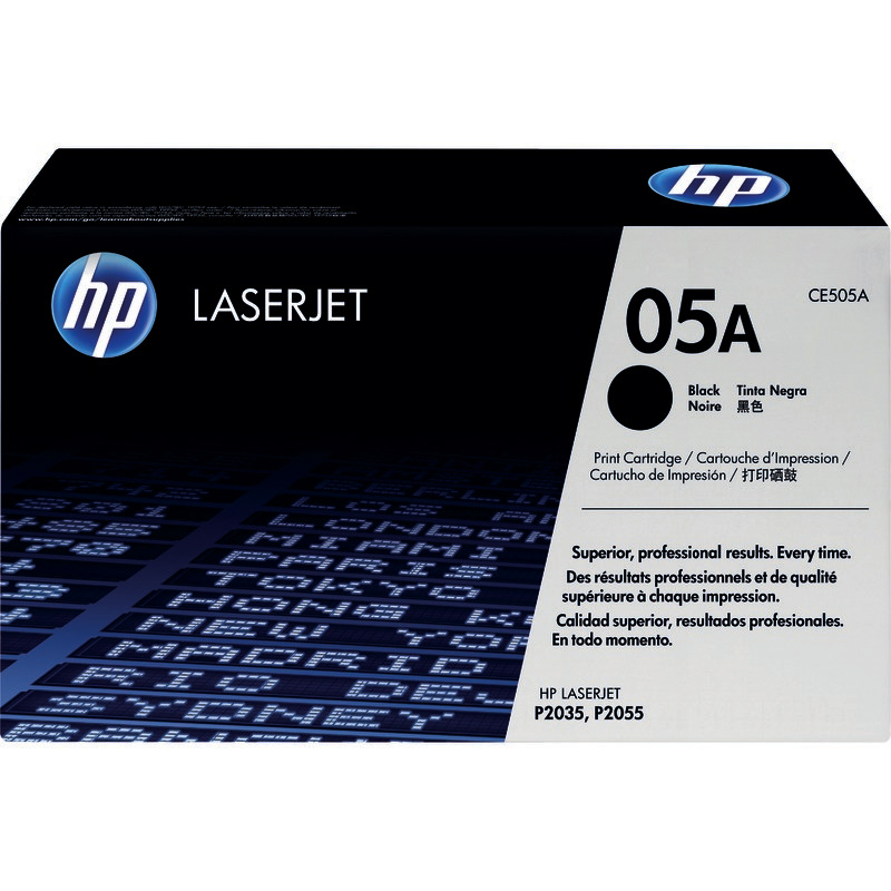 hp Toner CE505A, schwarz