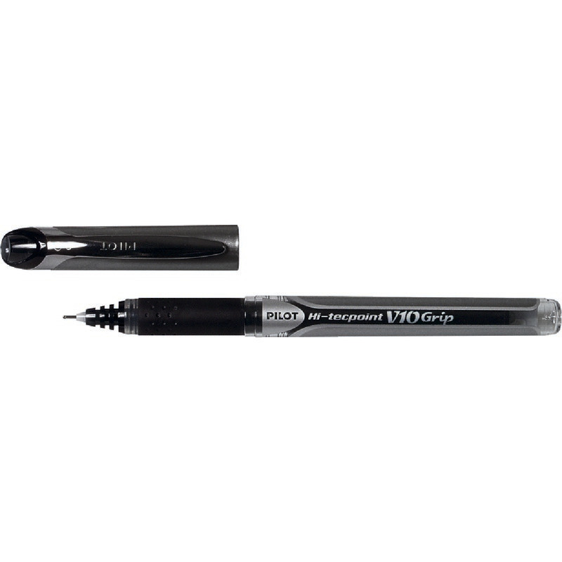 PILOT Tintenroller HI-Tecpoint Grip V10 - schwarz