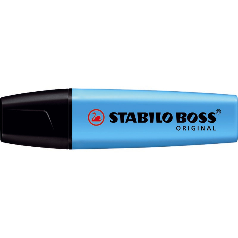 STABILO BOSS Textmarker ORIGINAL, Einzelfarben - blau