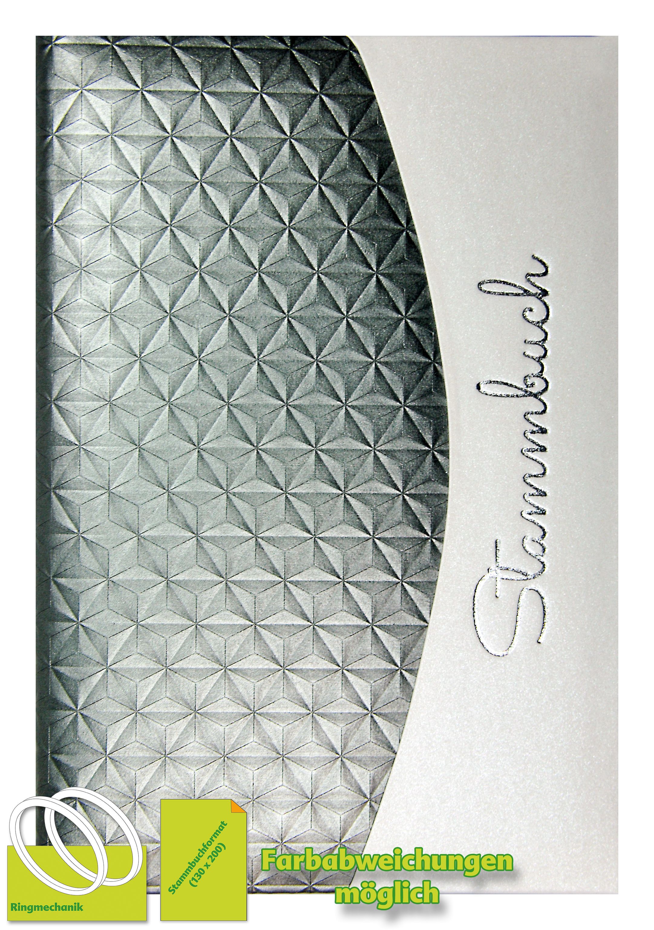 Stammbuch MONDSTEIN mit Ringmechanik