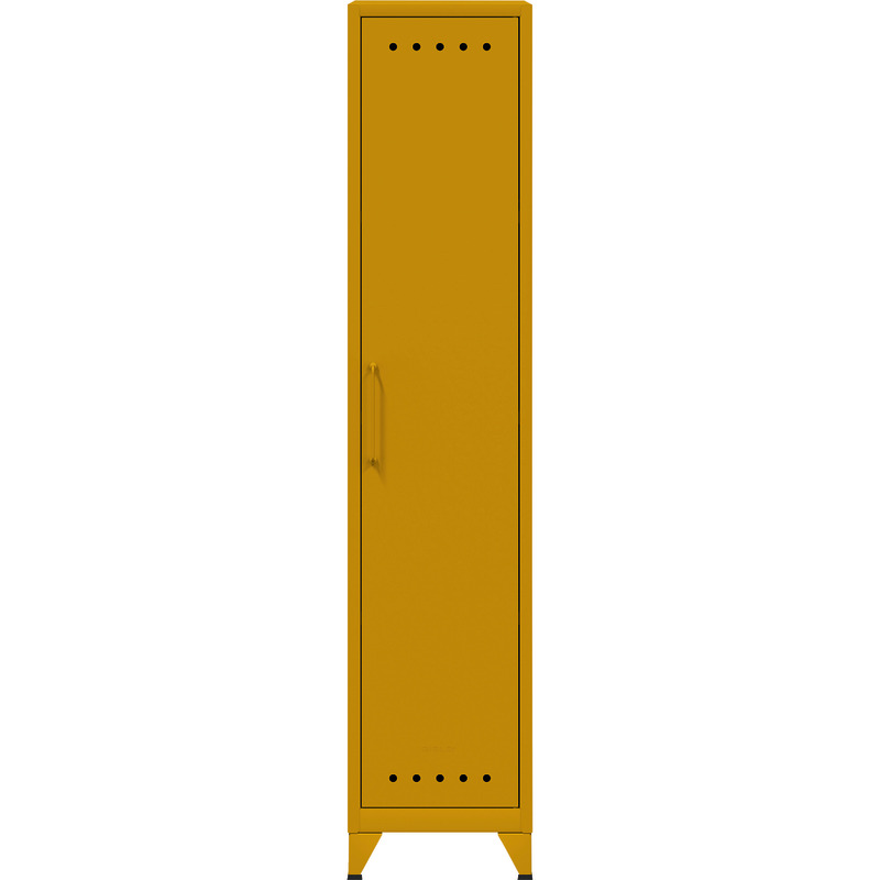 Bisley Fern Locker Garderobenschrank mit Kleiderstange und Hutfachboden - gelb
