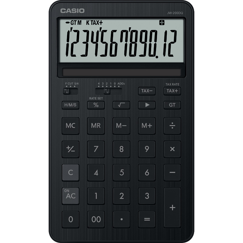 Casio Tischrechner JW-200DQ - schwarz