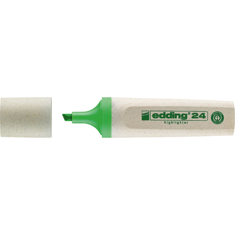 edding EcoLine 24 Textmarker, pastellfarben - pastellgrün