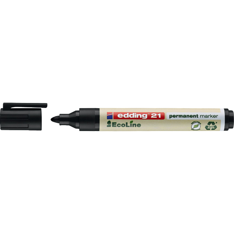 edding Permanentmarker EcoLine 21 - schwarz