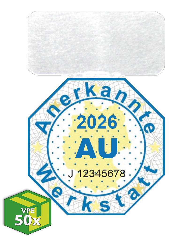 AU-Siegel 2026, VKE à 50 Stück