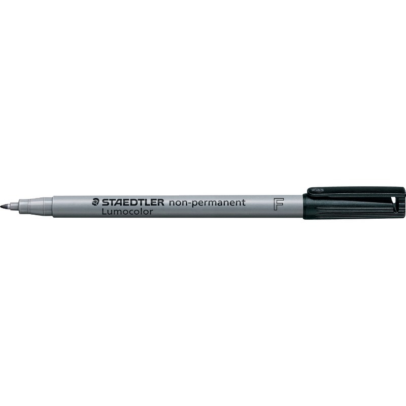 STAEDTLER Folienstifte Lumocolor® 316 F, non-permanent, Einzelfarben - schwarz