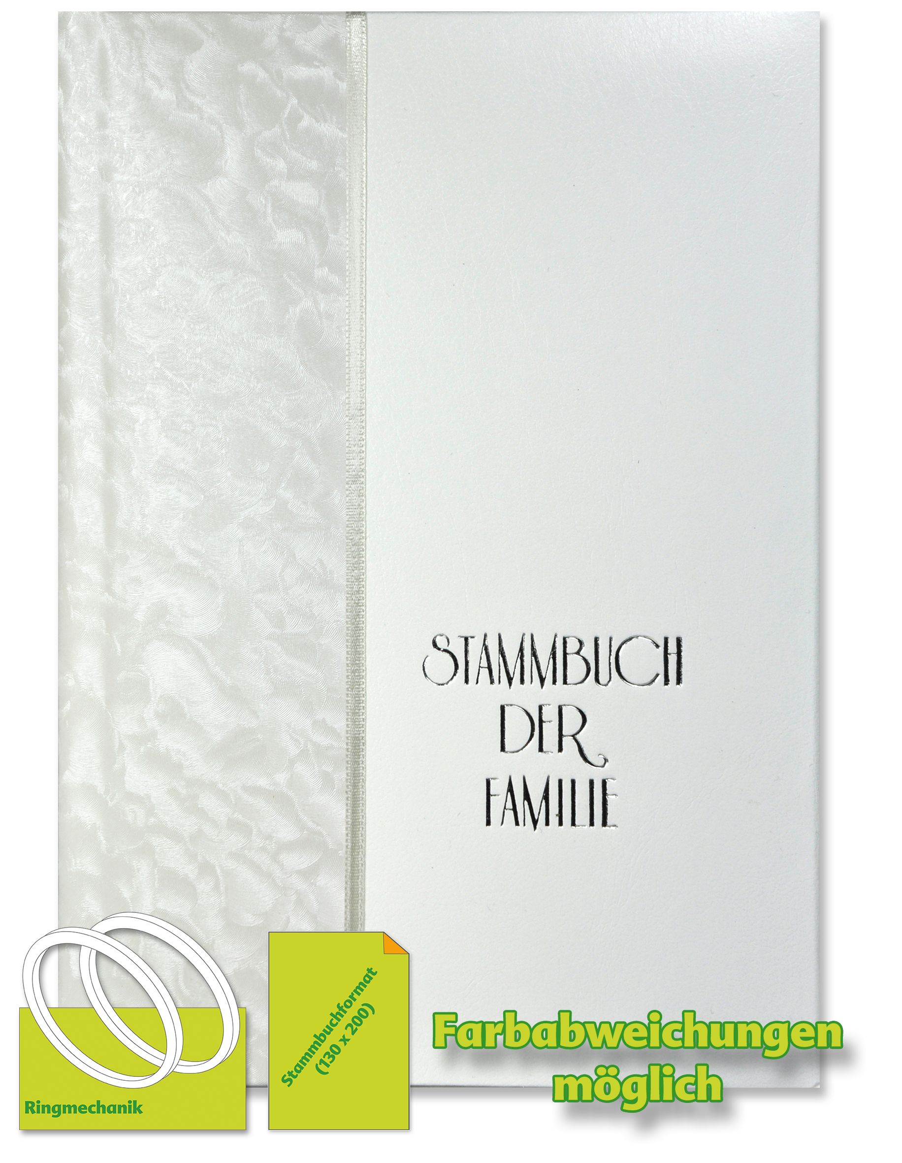 Stammbuch Cina mit Ringmechanik