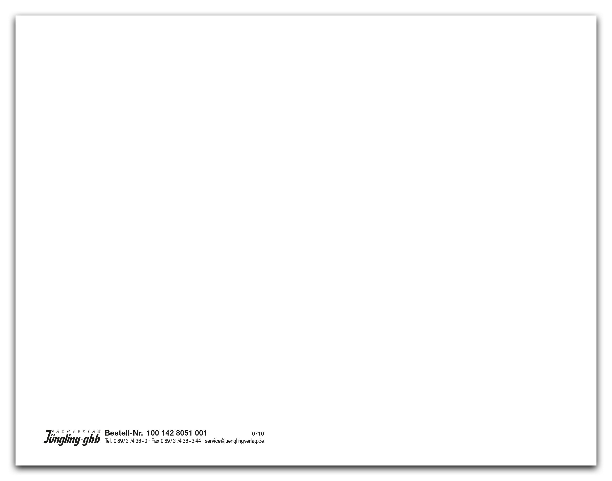 Einklebeblatt für Internationalen Zulassungsschein, selbstklebend, blanko